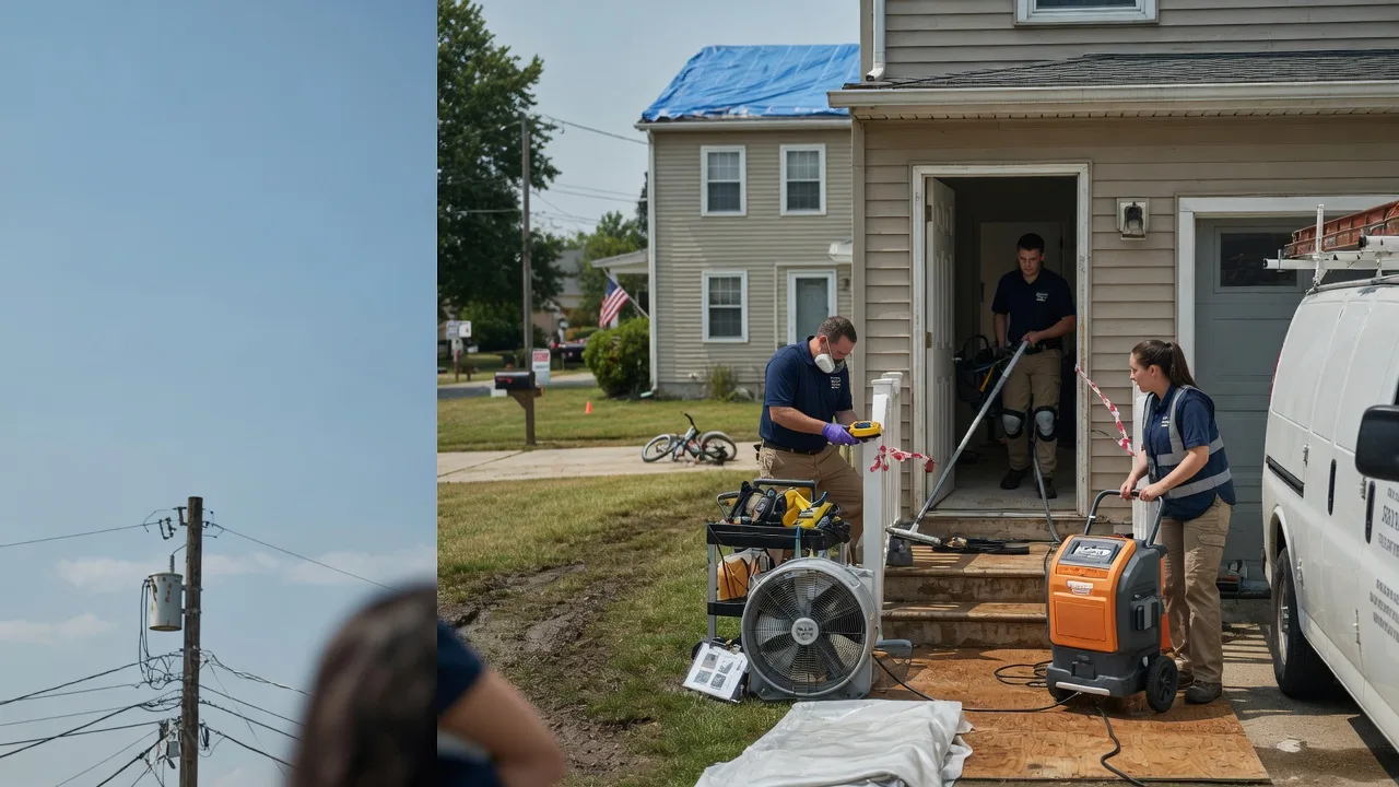 Water Damage Repair in Lecompte, LA near me